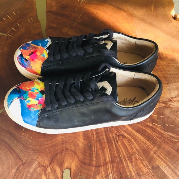 SixHundredFour Leather Sneakers - Picture 3 of 10